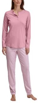 Calida Striped Dreams Long Pyjamas * Actie * Lila - X-Small,Large