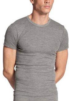 Calida Wool and Silk T-shirt Zwart,Grijs - Small,Medium,Large,X-Large,XX-Large