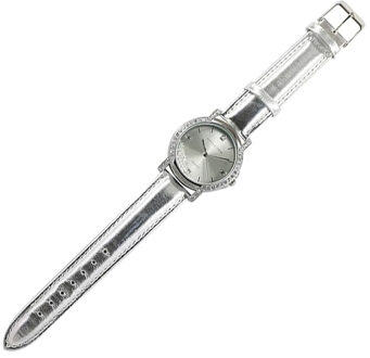 California Horloge met Swarovski-steentjes X5-VQDH-FB2Q voor dames - maat Zilver