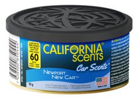 California Scents Luchtverfrisser Newport New Car Blikje 42gr CDNEWCAR