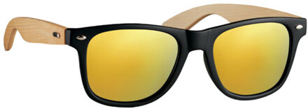 Californië touch bamboe zonnebril Geel - One size