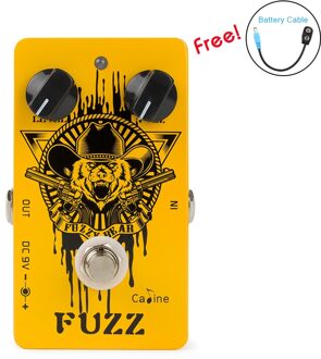 Caline CP-46 Fuzz Gitaar Pedaal Aluminium Met True Bypass Gitaar Pedaal Onderdelen & Accessoires