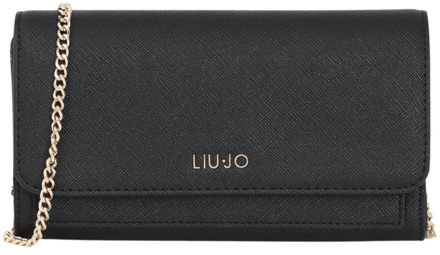 Caliwen Wallet nero Dames portemonnee Zwart - H 10 x B 19 x D 4