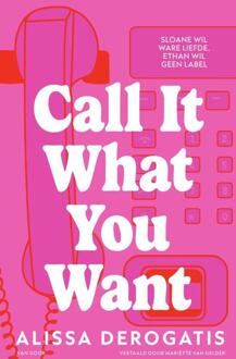 Call It What You Want -  Alissa Derogatis (ISBN: 9789000395491)