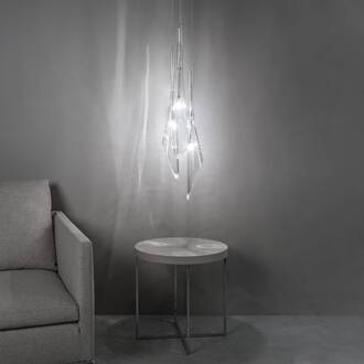 CALLE, hanglamp met 3-lamps Filigran duidelijk