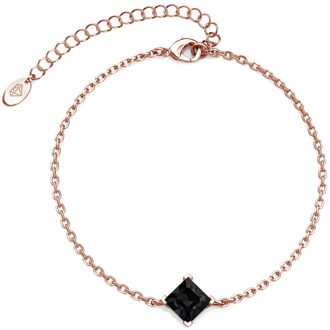 Calle Square Sets - Roségoud en Zwart - One Size