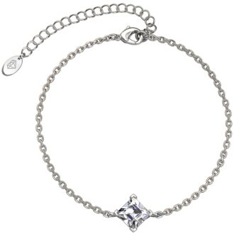 Calle Square Sets - Zilver en Kristal - maat