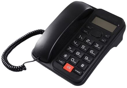 Caller Id Vaste Muur Telefoon Haak Kleine Hotel Draagbare Telefoon Voor Thuis Bussiness Zwart Wit