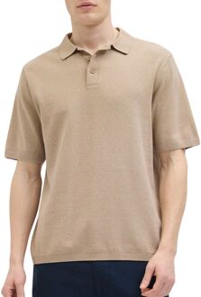 Callum Knit Polo Heren - XL