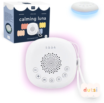 Calming Luna - White Noise Machine - 20 Geluiden - Timer - Multicolor
