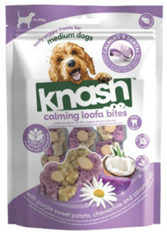 Calming Woofa Bites met paarse zoete aardappel, kamille en kokosolie hondensnack 100 g