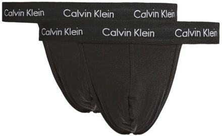 Calvin Klein 2-pack herenstrings zwart