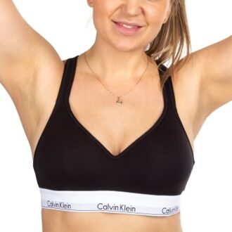 Calvin Klein 2 stuks Modern Cotton Bralette Lift * Actie * Blauw,Zwart,Grijs,Wit,Rood,Versch.kleure/Patroon,Roze - X-Small,Small