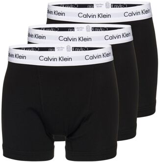 Calvin Klein 3-pack boxershorts trunk zwart-XS