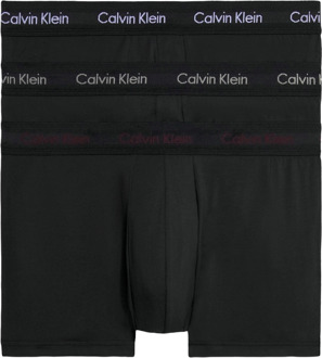 Calvin Klein 3-Pack Heren Lage Taille Boxershorts - maat Zwart
