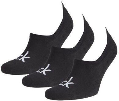 Calvin Klein 3 stuks Albert Logo Liner Socks Zwart,Versch.kleure/Patroon,Wit - Maat 40/46
