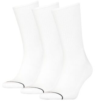 Calvin Klein 3 stuks Athleisure Crew Socks Wit,Versch.kleure/Patroon,Grijs,Zwart - One Size