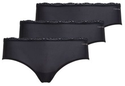 Calvin Klein 3 stuks Boyshorts Hipster Zwart - Small,Medium,Large,X-Large