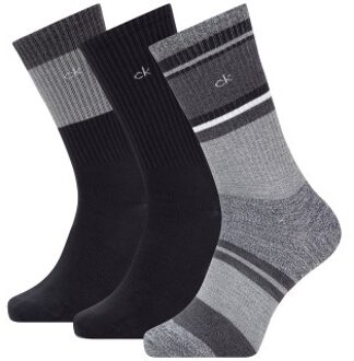 Calvin Klein 3 stuks Brady Sustainable Crew Sock * Actie * Zwart - One Size