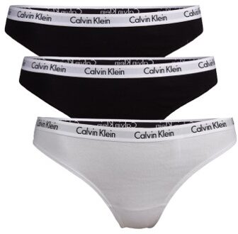 Calvin Klein 3 stuks Carousel Bikinis Zwart,Versch.kleure/Patroon,Blauw,Groen,Roze,Grijs,Lila,Geel,Wit,Rood - X-Small,Small,Medium,Large