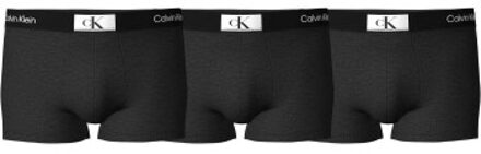 Calvin Klein 3 stuks CK96 Cotton Trunks * Actie * Zwart,Versch.kleure/Patroon,Wit - Small,Medium,Large,X-Large,XX-Large