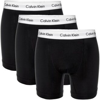 Calvin Klein 3 stuks Cotton Stretch Boxer Brief Blauw,Zwart,Versch.kleure/Patroon,Wit,Groen,Roze,Rood,Grijs,Bruin - Small,Medium,Large,X-Large