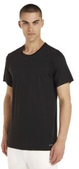 Calvin Klein 3 stuks Cotton Stretch Crew Neck T-Shirt Zwart,Versch.kleure/Patroon,Wit - Small,Medium,Large,X-Large