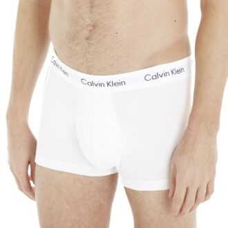 Calvin Klein 3 stuks Cotton Stretch Low Rise Trunks Blauw,Zwart,Versch.kleure/Patroon,Wit,Grijs,Groen,Geel,Lila,Rood,Roze - Small,Medium,Large,X-Large