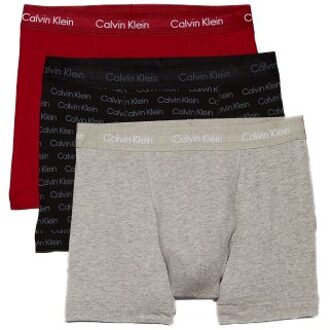Calvin Klein 3 stuks Holiday Cotton Stretch Trunks Versch.kleure/Patroon - Small,Medium,Large,X-Large