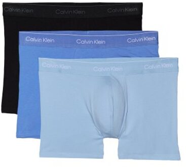 Calvin Klein 3 stuks Icon Cotton Trunks Zwart,Blauw,Versch.kleure/Patroon - Small,Medium,Large,X-Large,XX-Large,3XL