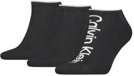 Calvin Klein 3 stuks Men Athleisure Sneaker Socks * Actie * Zwart,Wit,Versch.kleure/Patroon,Grijs - One Size
