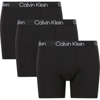 Calvin Klein 3 stuks Modern Structure Recycled Boxer Brief Zwart,Versch.kleure/Patroon - Small,Medium,Large,X-Large,XX-Large