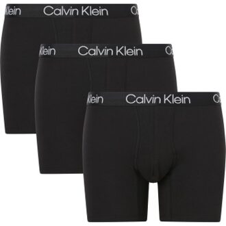 Calvin Klein 3 stuks Modern Structure Recycled Boxer Brief Zwart,Versch.kleure/Patroon - Small,Medium,Large,X-Large