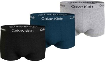 Calvin Klein 3 stuks Stencil Logo Cotton Stretch Trunk * Actie * Versch.kleure/Patroon - Small,Medium,Large,X-Large,XX-Large