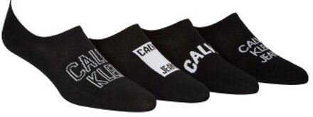 Calvin Klein 4 stuks Sebastian Liner Socks Gift Box * Actie * Zwart - Maat 40/46