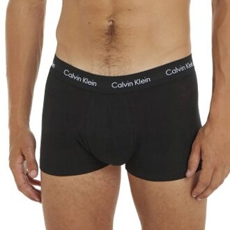 Calvin Klein 5 stuks Cotton Stretch Solid Low Rise Trunks * Actie * Zwart - Small,Medium,Large,X-Large