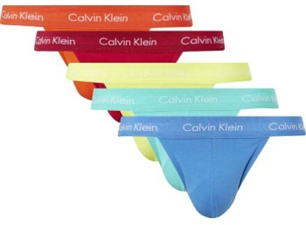 Calvin Klein 5 stuks The Pride Edit Jockstrap * Actie * Versch.kleure/Patroon - Medium,Large,X-Large