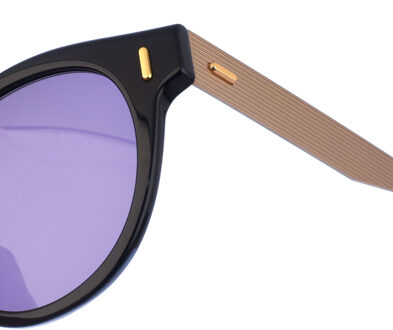 Calvin Klein Acetaat zonnebril met ronde vorm CK21527S heren Zwart