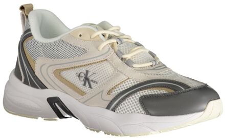 Calvin Klein Arya Sneaker Beige Grijs Low Top Ivoor - EU 43
