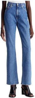 Calvin Klein Authentieke Bootcut Denim Jeans Calvin Klein , Blue , Dames - W30 L30,W26 L30,W25 L30,W31 L30,W29 L30,W28 L30