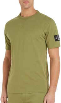 Calvin Klein Badge Regular Shirt Heren groen - XS