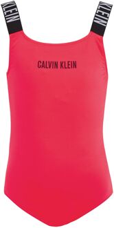 Calvin Klein Badpak Meisjes rood - zwart - wit - 152-164