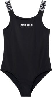 Calvin Klein Badpak Meisjes zwart - wit - 140-152