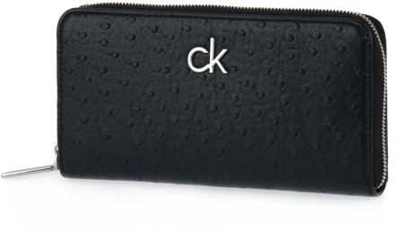Calvin Klein BAX Portemonnee - Stijlvol en Georganiseerd Calvin Klein , Black , Dames - ONE Size