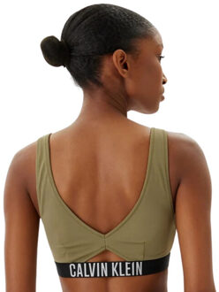 Calvin Klein Bikini top dames - maat M Groen