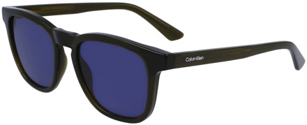 Calvin Klein Black/Blue Sunglasses Calvin Klein , Black , Heren - 52 MM