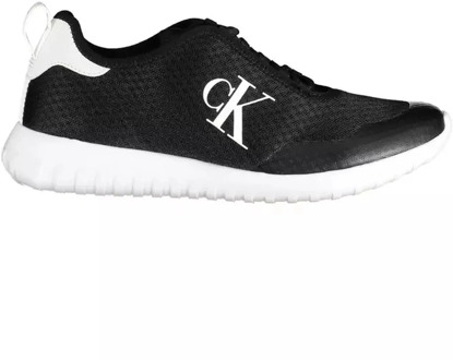 Calvin Klein Black Polyester Sneaker Calvin Klein , Zwart , Heren - 45 Eu,41 EU