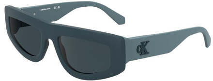 Calvin Klein Blue Bio-Based Stof Dames Zonnebril - maat Blauw