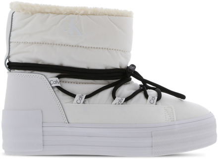 Calvin Klein Bold Flatform Snow Sneakers Dames - Wit - Maat 39 - Thermoplastische White