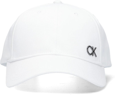 Calvin Klein Bombed metal cap pet white Wit - 7956